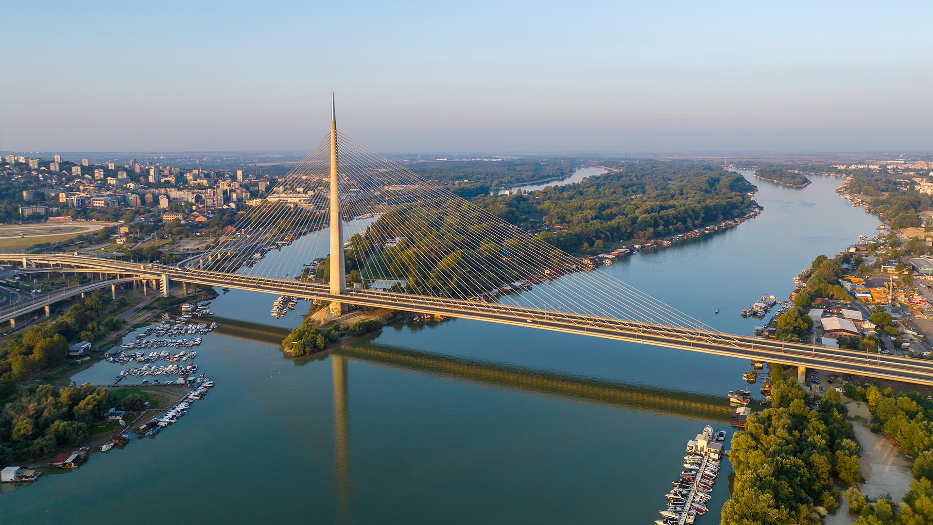 Cruise on rivers, Sava and Danube